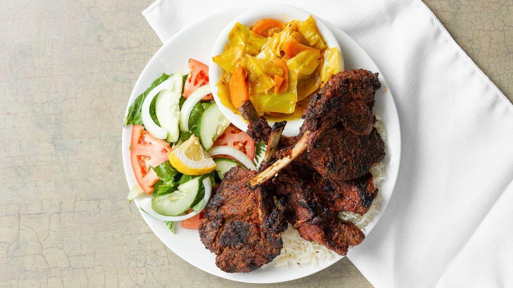Grilled Lamb Chops · Lamb chops marinated in special spices and grilled to perfection until juicy and tender.