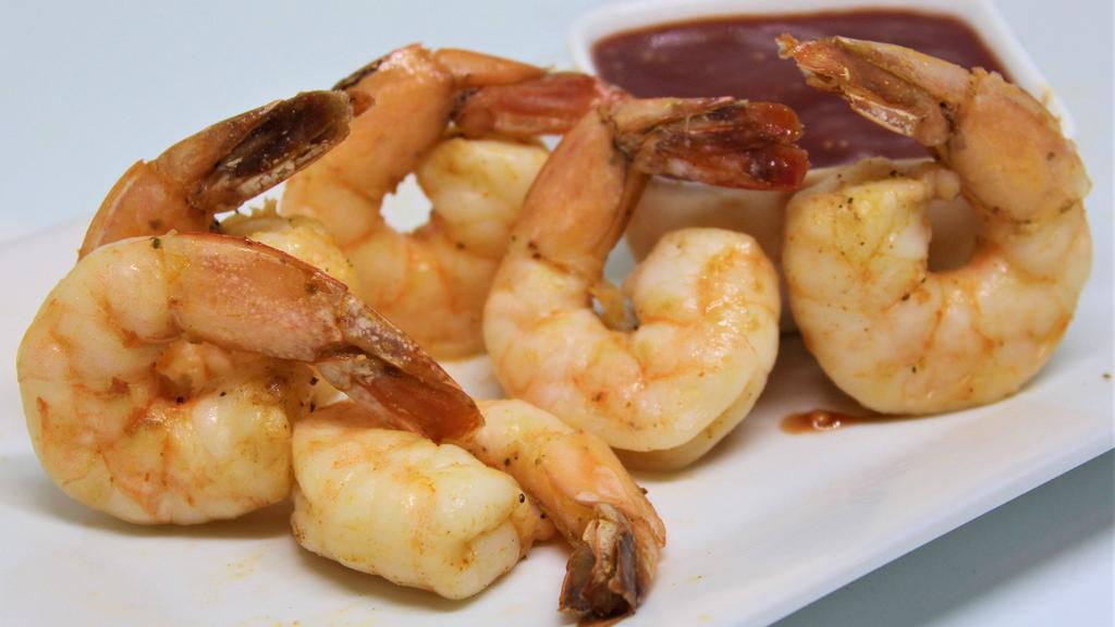 Sauteed Shrimp · Sauteed in Butter & Old Bay - Served with Cocktail Sauce