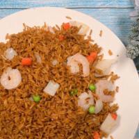 Shrimp Fried Rice · Choice of size.