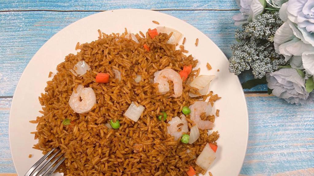 Shrimp Fried Rice · Choice of size.