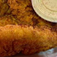 Chicken Tenders · With choice of barbeque, ranch, or honey mustard,