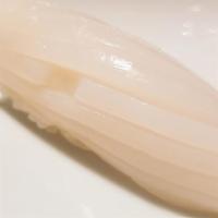 Squid · Consumer - warning consuming raw fish may increase the risk of foodborne illness. Sushi(sash...