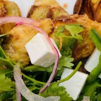 Fried Artichokes · Top menu items. Fried artichokes, jalapeños, onions, cilantro, ricotta Salata cheese, lemon,...