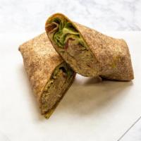 Tuna Wrap · Freshly made tuna salad with lettuce, tomato and cucumber served in a whole wheat wrap with ...
