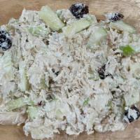 Chicken Salad Cup (8Oz) · Creamy chicken salad made with chopped green apples, celery and walnuts.
