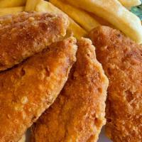 Chicken Tenders · Served with fries.