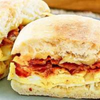 Bacon, Egg & Cheese. · SERVE IN HERO OR ROLL BREAD.