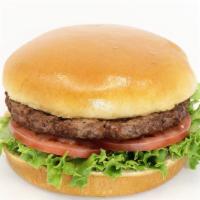 Hamburger · Quarter pounder freshly pressed beef patty, lettuce, tomato, simon sauce

Notice: Peanut oil...