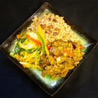 Curry Goat Platter  · 