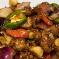 Spicy Chicken · Spicy, no less spicy. Chicken stir-fried with peppers, onion, garlic, glazed in a bold and f...