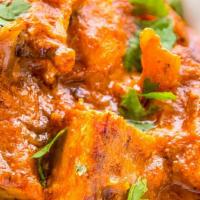 Chicken Tikka Masala · Chicken breast cooked with special sauce.