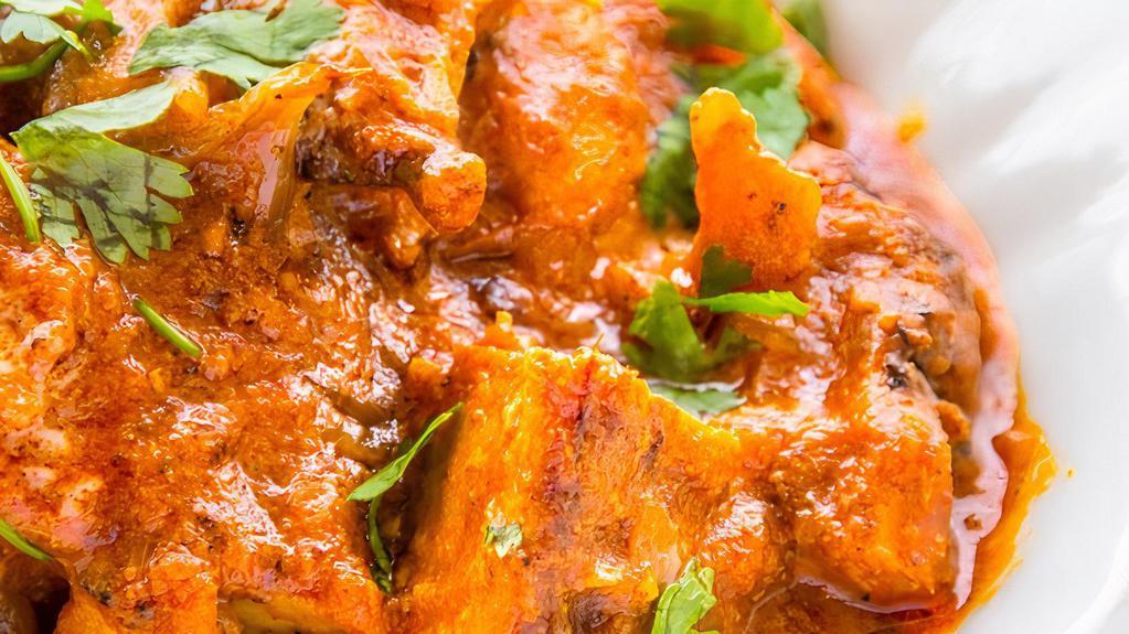 Chicken Tikka Masala · Chicken breast cooked with special sauce.