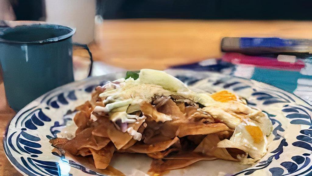 Chilaquiles Breakfast Plate · 