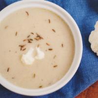 Caraway Cauliflower · Gluten free, dairy free, vegan. Cauliflower, toasted caraway seed, and mustard give this sou...