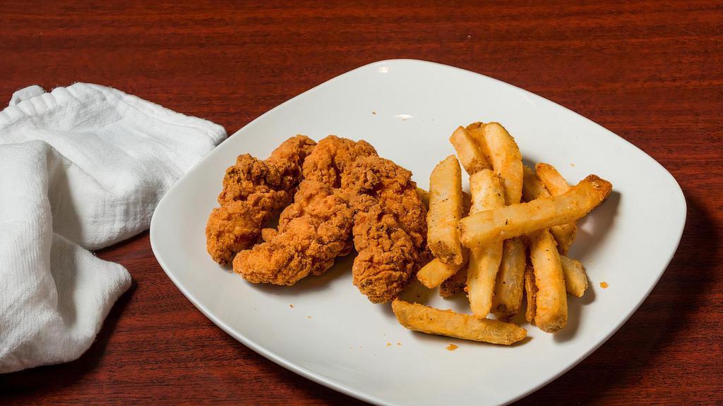 3 Chicken Tender Combo · 1 side, 1 drink, 1 dipping sauce.