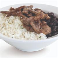 Kid'S Bowl · Your protein choice served over rice & beans.
