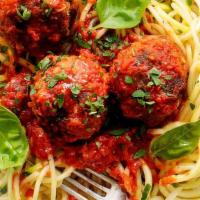Kid'S Spaghetti With Meatballs · No bread with side order