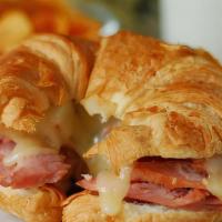 Ham Egg And Cheese · Ham, egg and cheese on croissant