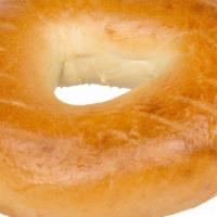 Bagel Plain Side Cream Cheese · Plain bagel with side cream cheese