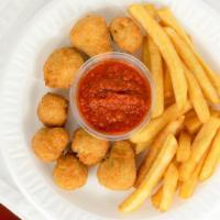 Breaded Mushrooms · Comes with choice of dressing(s)