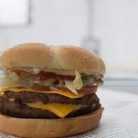 Big Buford · This big, bold burger is made with two large 100% beef hamburger patties, two slices of melt...