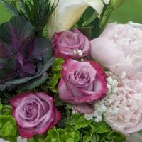 Thinking Of You  · Flowers including: roses, lilies hydrangea and peonies.

Color may come different then pictu...