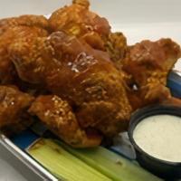 Awc 5 Boneless Wings · 5 Boneless wings brined for 24 hours, battered to order and tossed in the sauce of your choi...