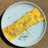 Meat & Cheese  Omelette · An omelet with meat and cheese