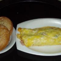 Cheese Omelette · An omelet with 3 pieces of cheeses