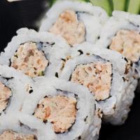 Uramaki Grilled Salmon (8 Pieces) · Rice, grilled salmon and cream cheese, nori seaweed and sesame.