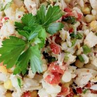Crab Salad · Imitation crab meat, masago, avocado mixed with spicy mayo.