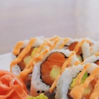 Spicy Salmon Roll · Spicy salmon, , cucumber, avocado.