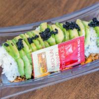 Dragon Roll · Tempura shrimp, asparagus, avocado.