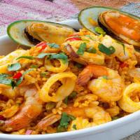 Seafood Fried Rice · A combination of shrimp, octopus and squid stir with fried rice.