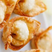 Fried Wonton · Deep-fried chicken wonton served with sweet chili sauce with crushed peanuts.