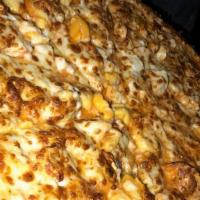 Large Cheese Pizza · 12 Pieces.