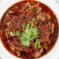 Fried Beef Fillet In Hot Chili Sauce · 