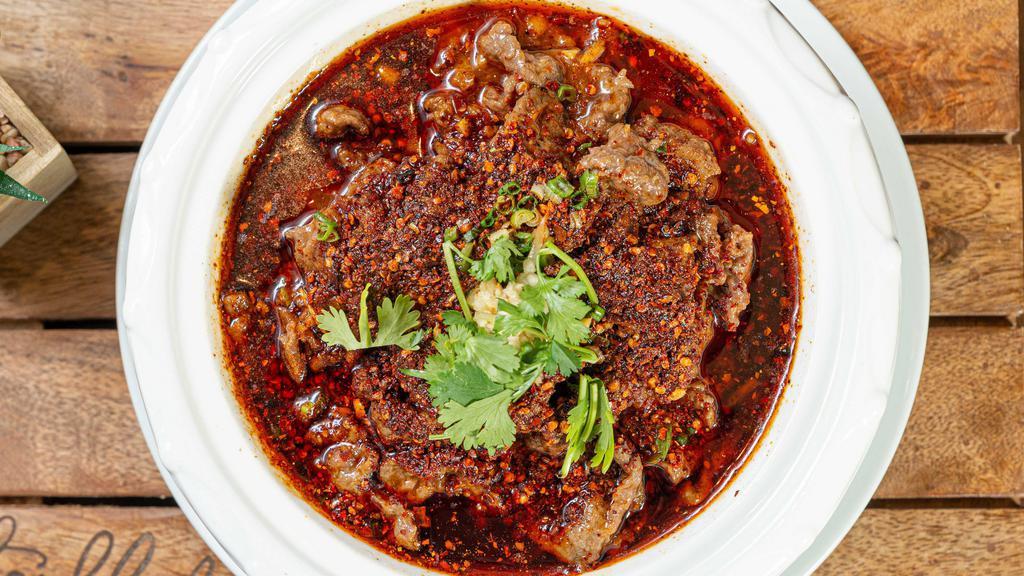 Fried Beef Fillet In Hot Chili Sauce · 