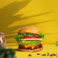 Cadet Cado Vegan Burger · Seasoned 100% Beyond burger patty topped with melted vegan cheese, avocado slices, tomatoes,...