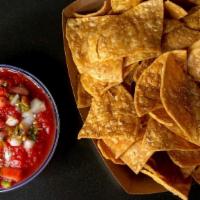Chips And Salsa · Our fresh house-made chips served with fresh salsa.