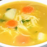 Chicken Soup · * Guest with allergies should inform their server prior to ordering. Consuming de raw or und...