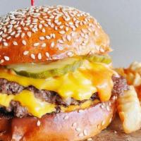 Bwf Smashburger · DOUBLE SMASH BURGER WITH AMERICAN CHEESE,. GRILLED ONION, PICKLES AND OUR AWESOME. SAUCE