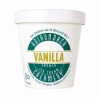 Adirondack Creamery Vanilla Ice Cream (14 Oz) · Crafted with simply milk, cream, sugar, egg yolks and a special blend of vanillas from Tahit...
