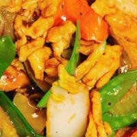 Szechuan Chicken · Spicy. Vegetable cooked in sweet and hot garlic sauce.