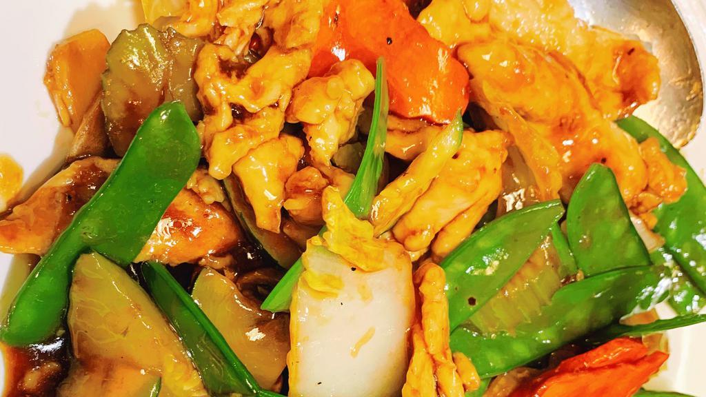 Szechuan Chicken · Spicy. Vegetable cooked in sweet and hot garlic sauce.
