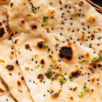 Naan · (Contains gluten) Indian flat bread. Choice of plain/butter/garlic/mint/cheese/onion kulcha.