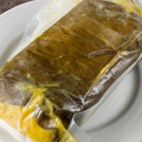 Tamales Colombianos · Con arroz / with rice.