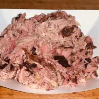 Pulled Pork · Seasoned, juicy, slow smoked pulled pork. No sauce added unless you ask for it. 
Our signatu...