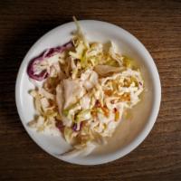 Tangy Coleslaw · This tangy coleslaw in a mayo and apple cider vinegar sauce is the perfect compliment to our...