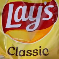 Lays Potato Chips · Add a bag of Lays potato chips for that salty side.